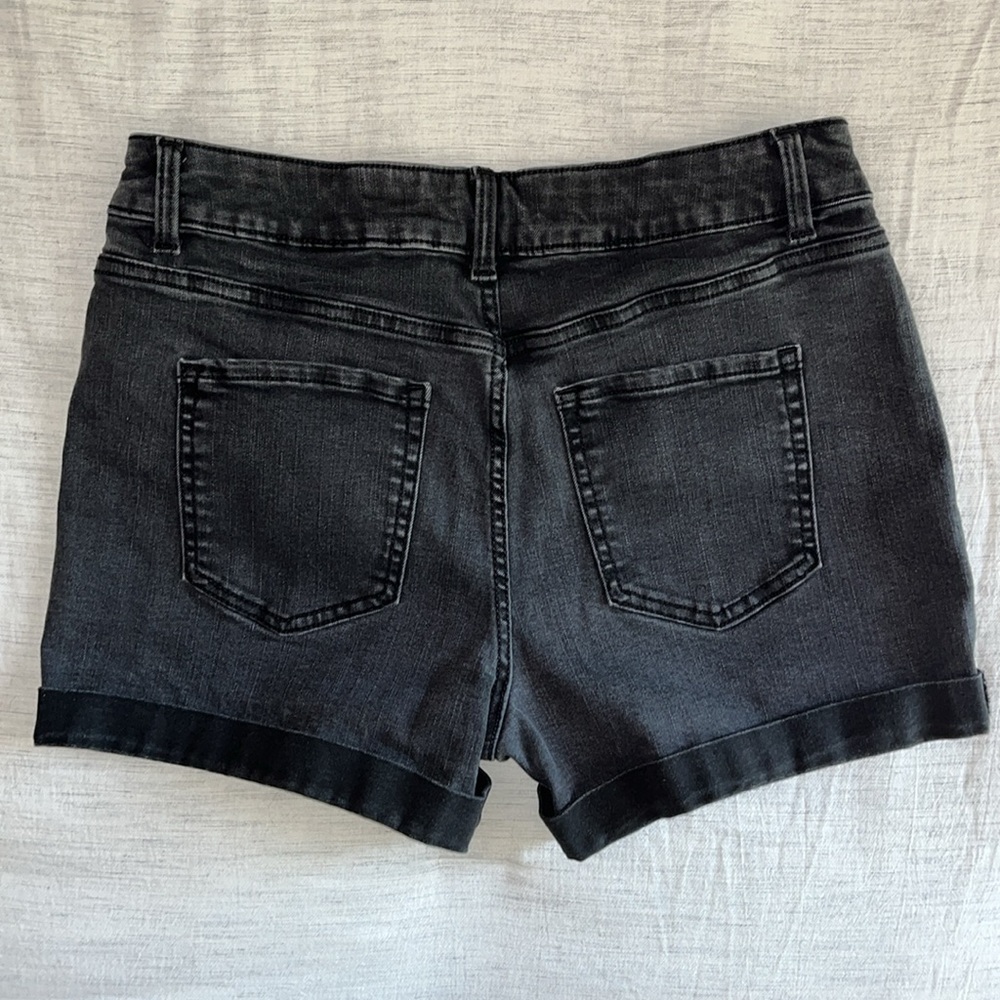 Mid Rise Jean Shorts - Picture 2 of 4